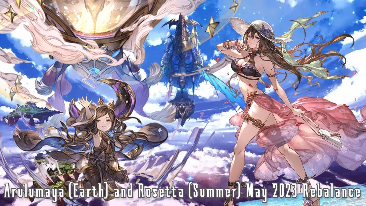 Granblue Fantasy - Arulumaya (Earth) and Rosetta (Summer) May 2023