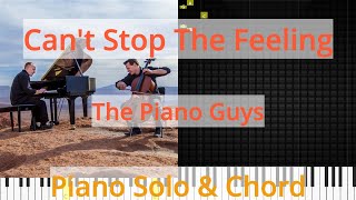 🎹Solo & Chord, Can't Stop The Feeling, The Piano Guys, Synthesia Piano screenshot 4
