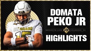 Colorado Football: 2026 National Signing Day | Domata Peko Jr. Edge Highlights
