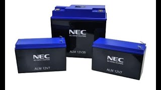 NEC Energy Solutions’ ALM 12V35 Performance, Long Life, and Safety Overview