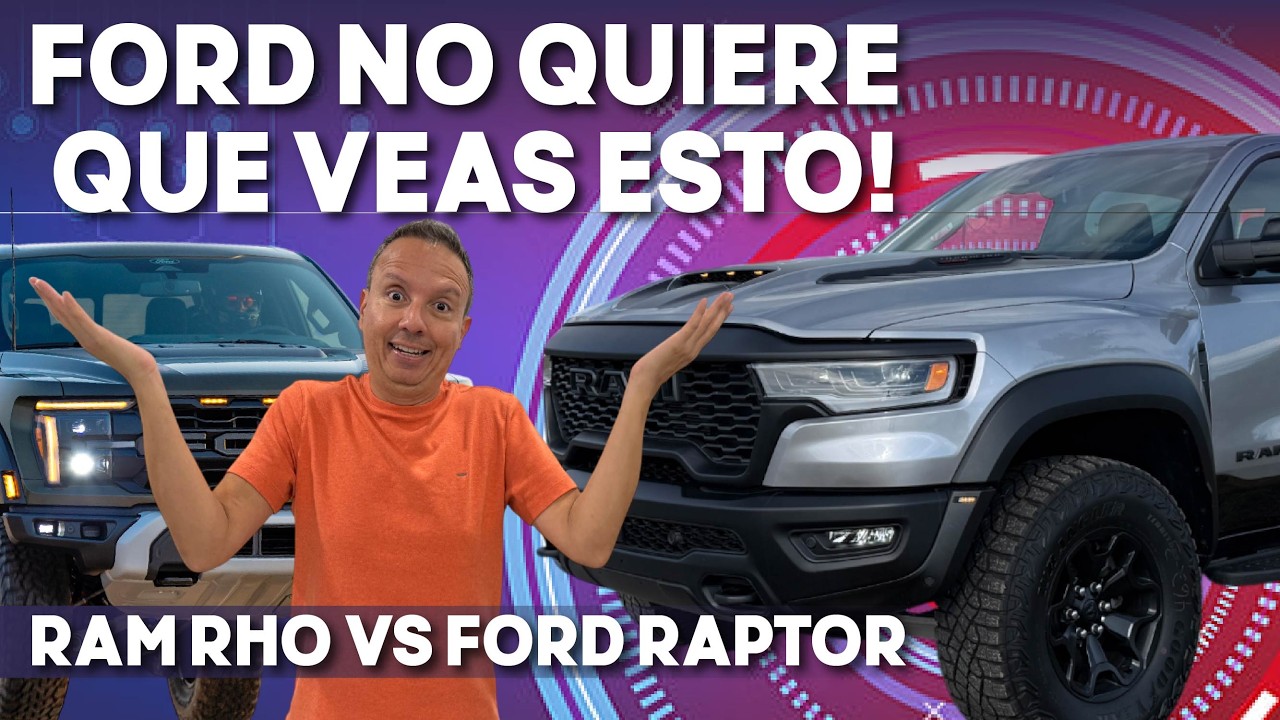 Ford NO quiere que veas esto: RAM RHO es MEJOR que la RAPTOR?