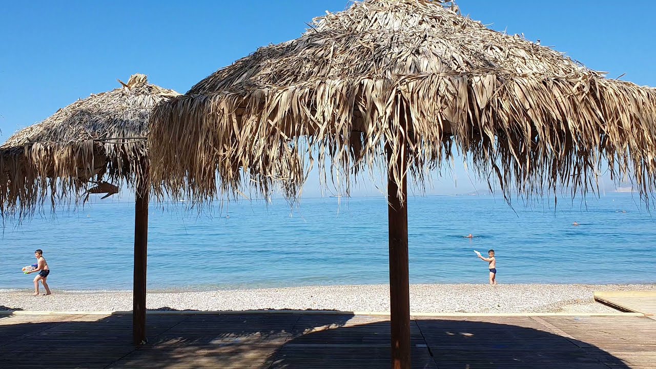 ГОРОДСКОЙ ПЛЯЖ АФИН!!! РАЙОН ГЛИФАДА!!!