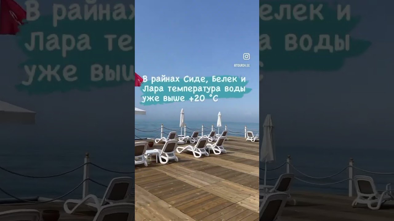 Температура воды в Турции- online 