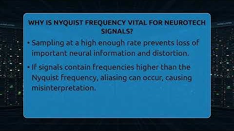 Why Is Nyquist Frequency Vital For Neurotech Signals? - Neurotech Insight Pro