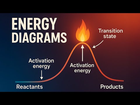 Energy Diagrams & Transition States Explained | Activation Energy + Catalysts