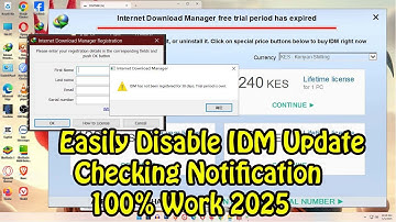 Easily Disable IDM Update Checking Notification 100% Work 2025