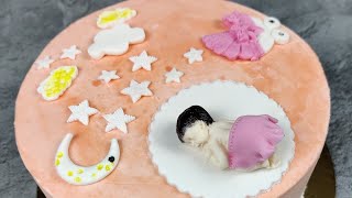 how to make baby shapes with sugar paste