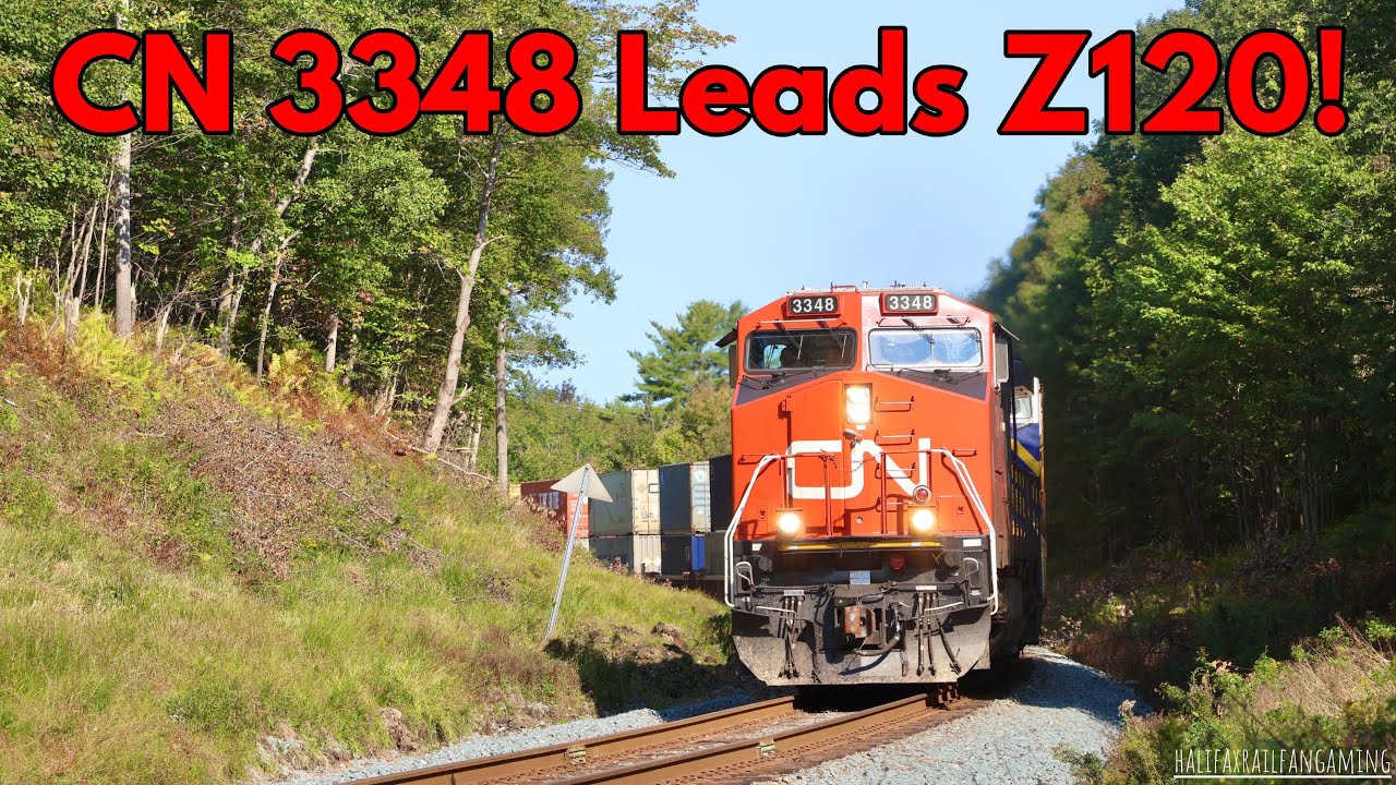Railfanning with @trainspotter906! CN 3348 Leads Z120 at Windsor ...