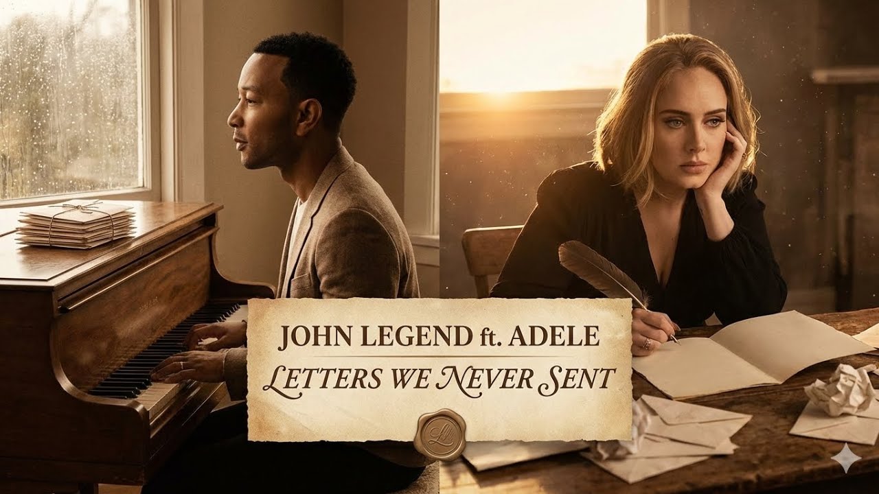 Letters We Never Sent -John Legend ft Adele ( 2026 Official Music Video) Emotional Song