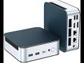 Mini PC AMD Ryzen 5300U, 16GB DDR4 512GB NVMe SSD, Triple 4K HDMI/DP/Type-C, WiFi 6