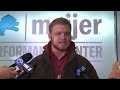 Jared Goff and Aidan Hutchinson meet with the media | December 17, 2025