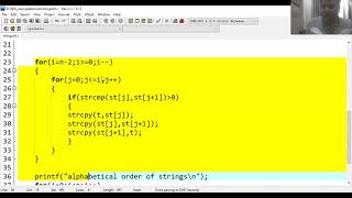 PROGRAM STRING SORT