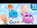 Cinco Baby Sharks 🦈 y más canciones infantiles para bebés con Cleo y Cuquín