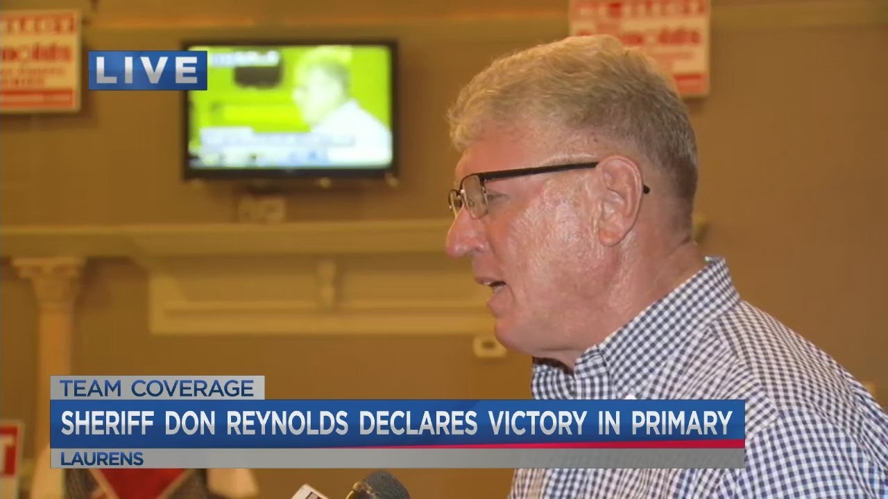 Sheriff Reynolds declares victory in Laurens Co. election - YouTube