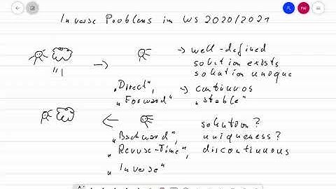 01 Introduction to Inverse Probloems: Physical view