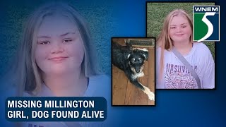 Missing Millington girl found safe