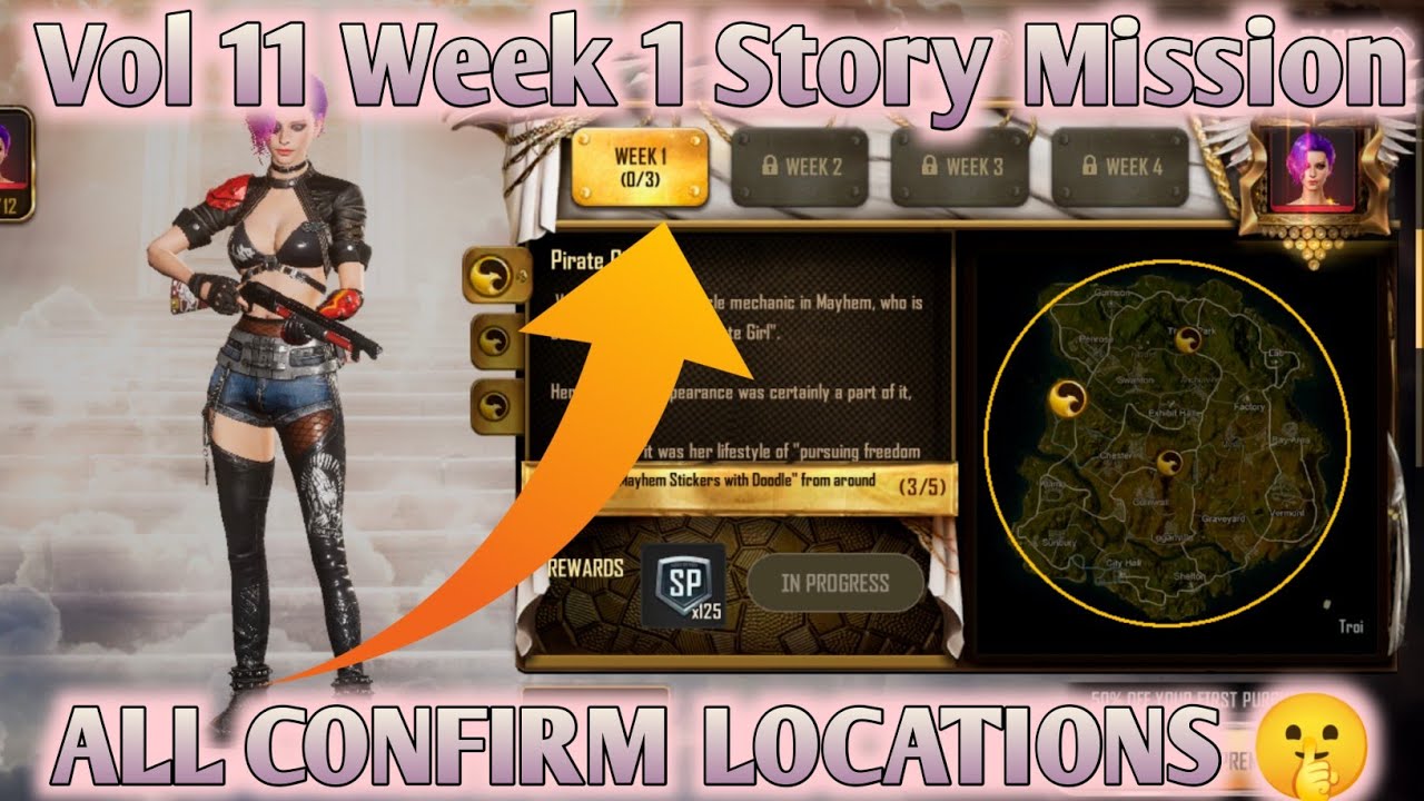 New State Mobile - Vol 11 - Week 1 Story Mission Locations
