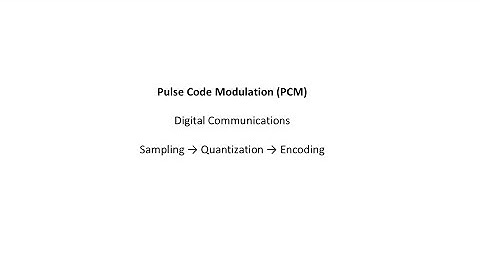 Pulse Code Modulation (PCM)  | Digital Communications| Sampling, Quantization, Encoding| Btech | ece
