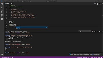 Lecture 4:- Identifiers rules,Comments in python,Dynamic typed behavior || LearningStrome Academy