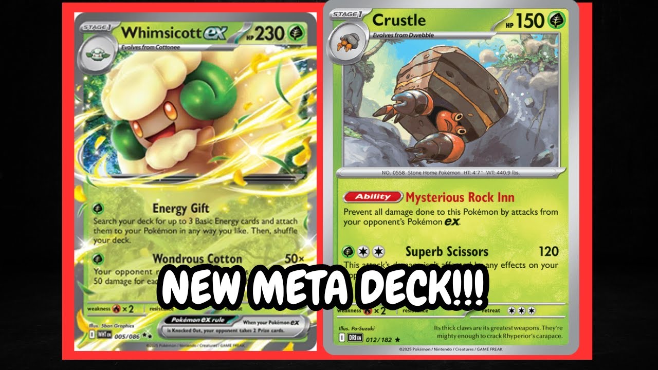 Pokemon LIVE Whimiscott & Crustle Ranked Decks