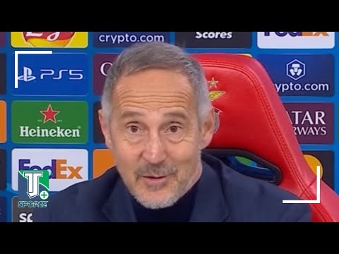 Adi Hütter's FRUSTRATION after AS Monaco's ELIMINATION against Benfica in the UCL
