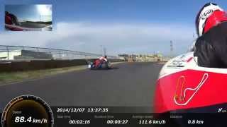 20141207筑波サーキット オンボード映像