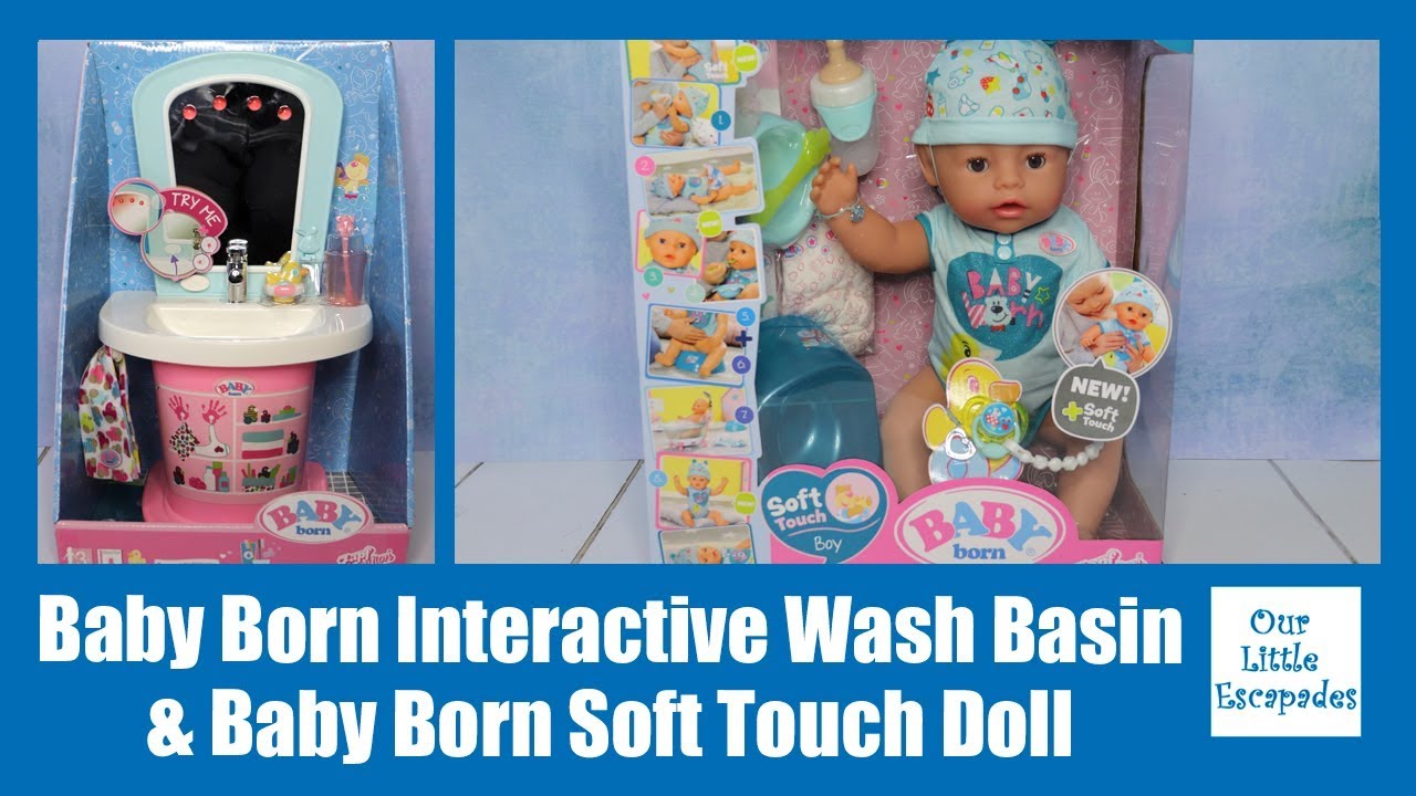 BABY Born Soft Touch Doll and BABY Born Bathtub review - Fizzy Peaches Blog