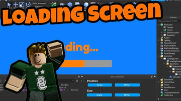 How To Make A Loading Screen - Roblox
