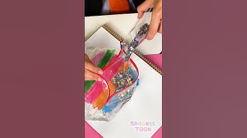 💎 Create Your Own Shiny Sparkle Jar Notebook Cover! 🎨✨ So Fun!