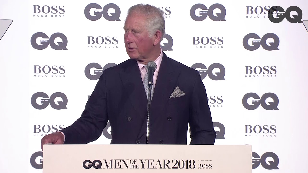 The Prince Of Wales speaks at the GQ Awards 2018 | British GQ