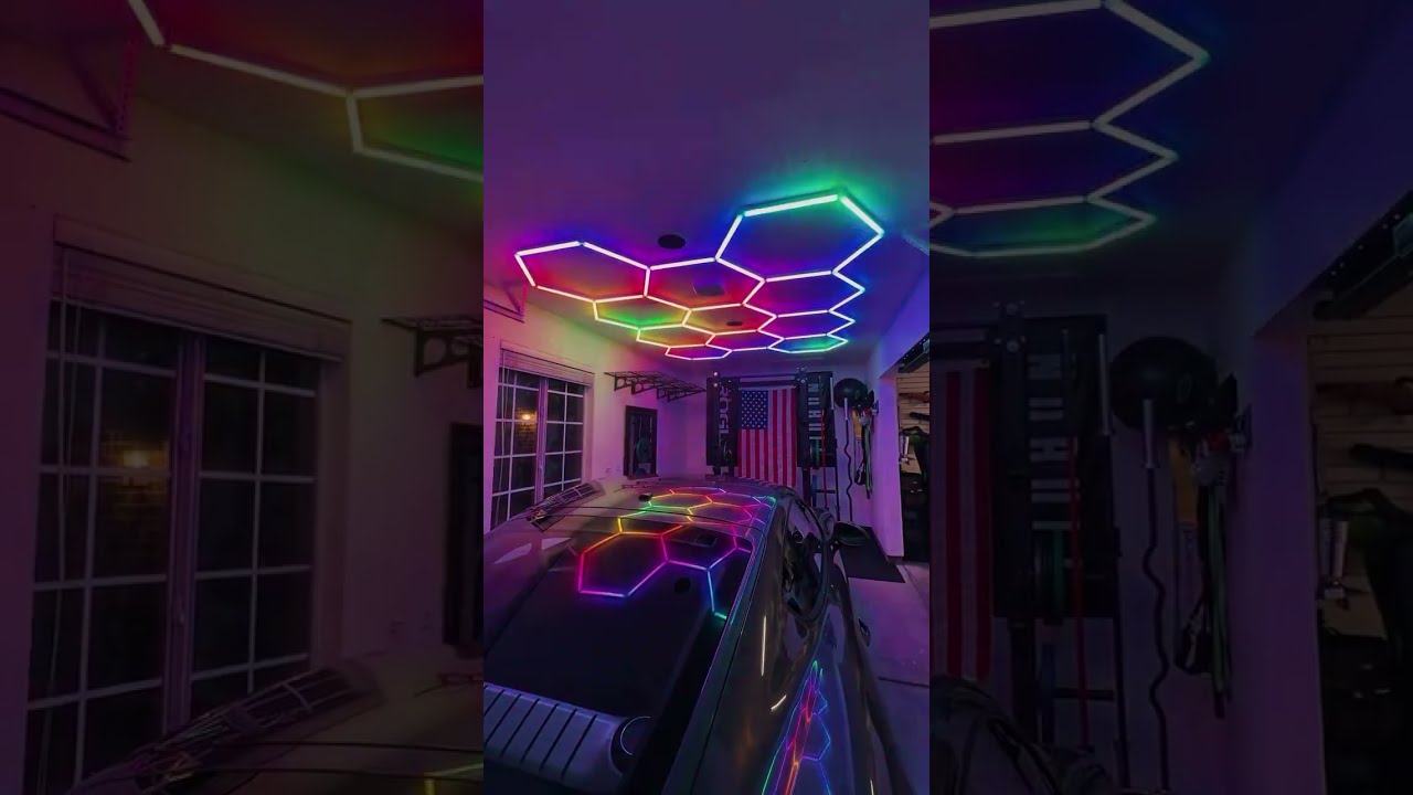 My RGB Hexagon Garage Setup