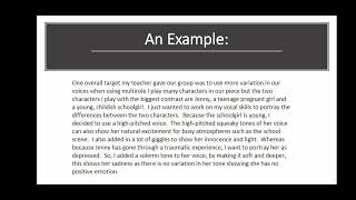 Year 10-Drama-Devisinf Log Section 2-Part 2