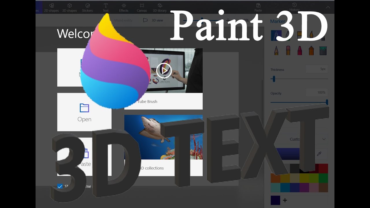 Hãy khám phá Paint 3D trên hệ điều hành Windows 10 - một công cụ vẽ miễn phí với khả năng tạo hình ảnh 3D đẹp mắt. Tận dụng sức mạnh của công nghệ này để tự do sáng tạo và thể hiện tài năng nghệ thuật của bạn!