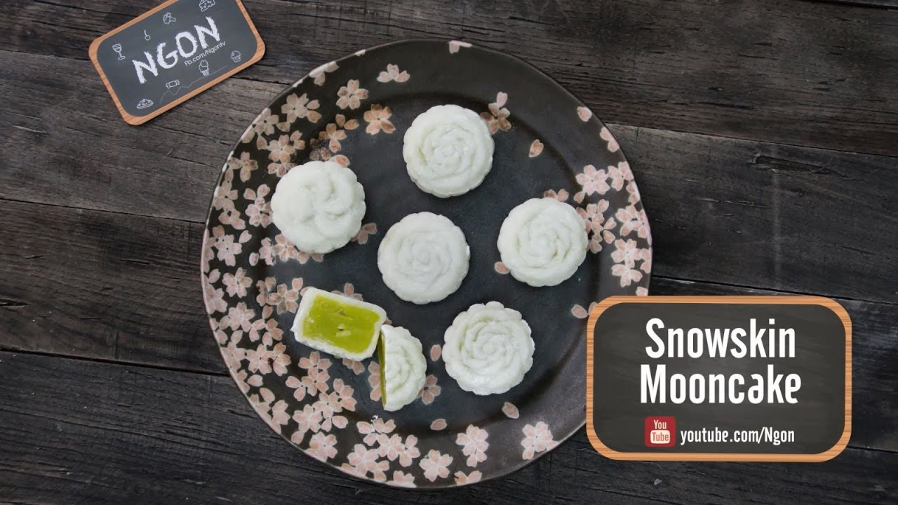 How to make Snowskin Mooncake - YouTube