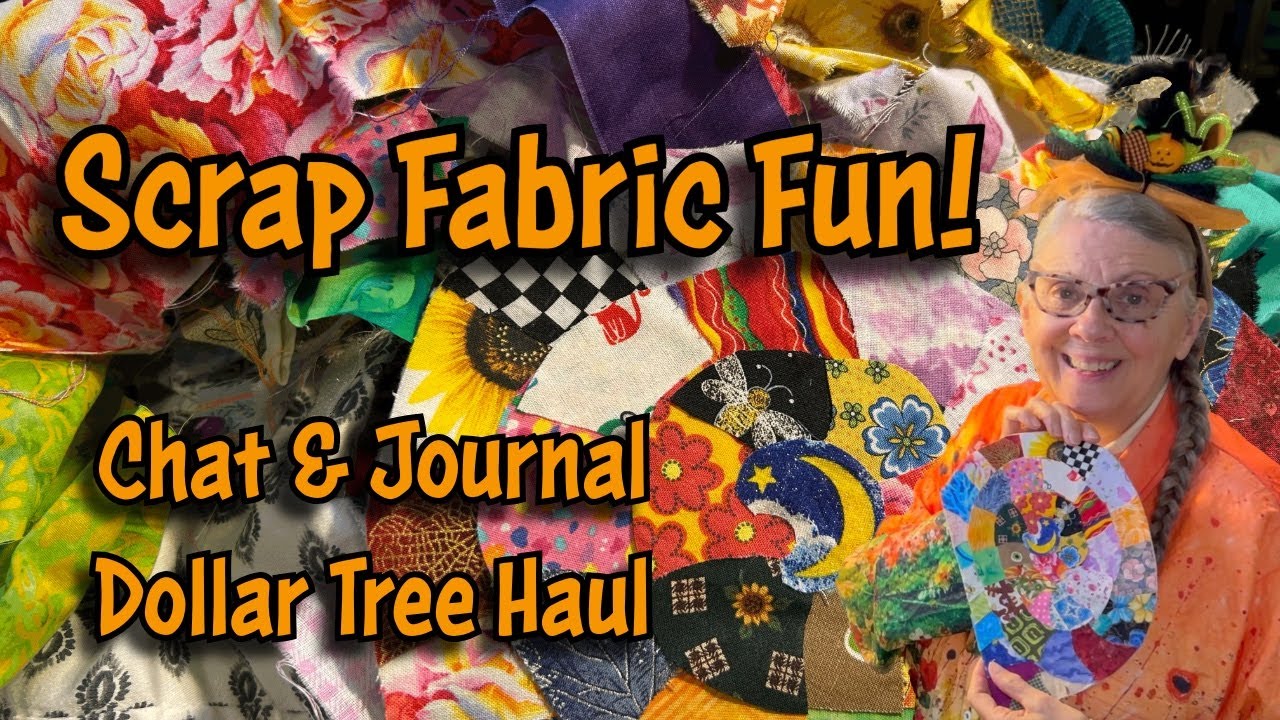 ВЕСЕЛЬЕ ИЗ лоскутков ткани: Делаем раковину улитки для своего дневника! А также: Долларовая ёлка,...