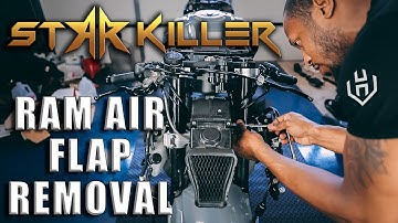 ZX-10R Ram Air Flap REMOVAL | ZX-10R Build #5