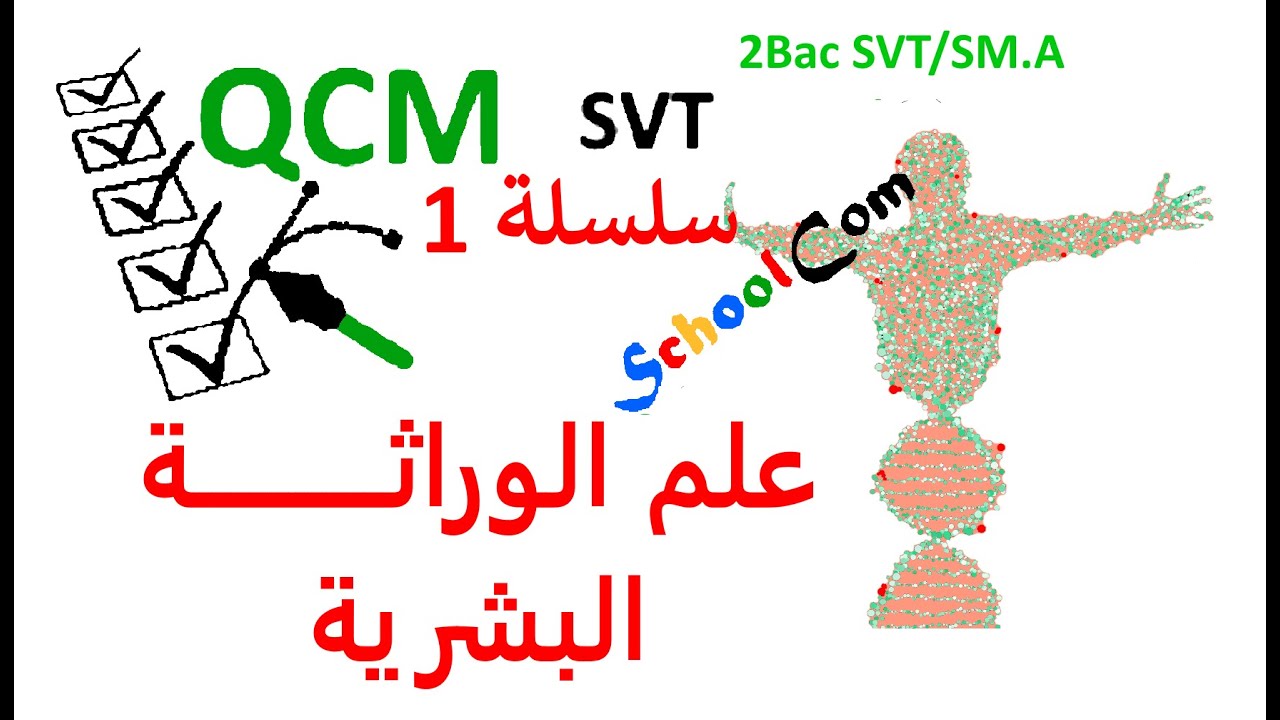 QCM1-svt-: 2Bac SVT/SM.A علم الوراثة البشرية
