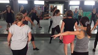 Tap Adults “Dear Future Husband” rehearsal