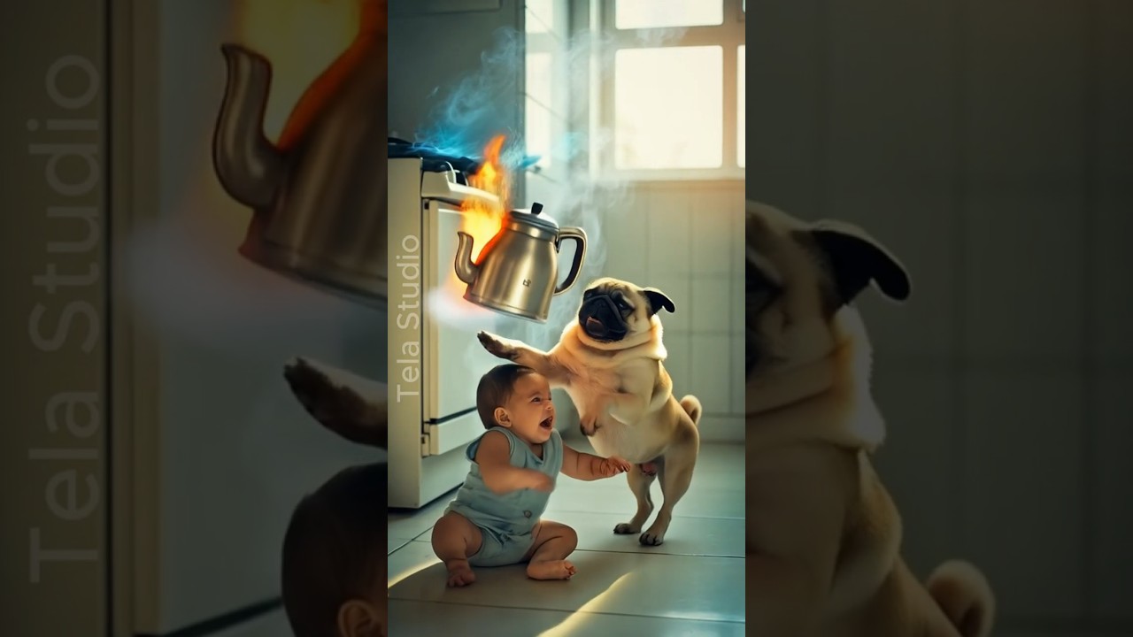 🐶 Pug Saves Baby from Boiling Water – But Gets Blamed… Until a Miracle Happens