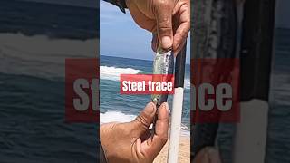 Steel #fishing trace for catching shad on #beach