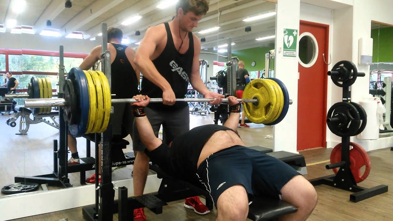 160kg paused bench press YouTube