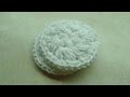 How to Crochet Easy Washable Reusable Face Scrubby MakeUp Remover Pad TUTORIAL #240