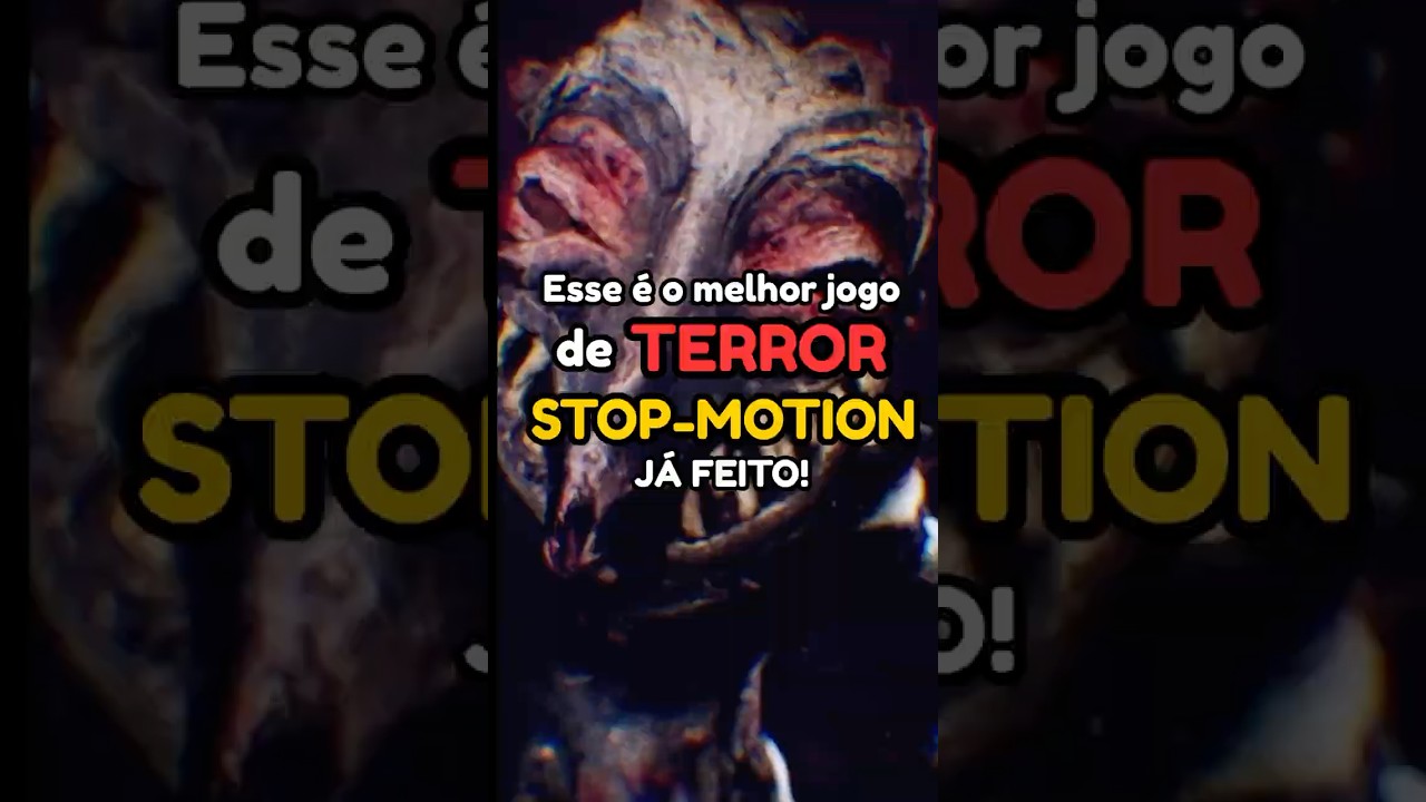 ESSE JOGO INDIE DE TERROR É FEITO EM STOP-MOTION! #shorts