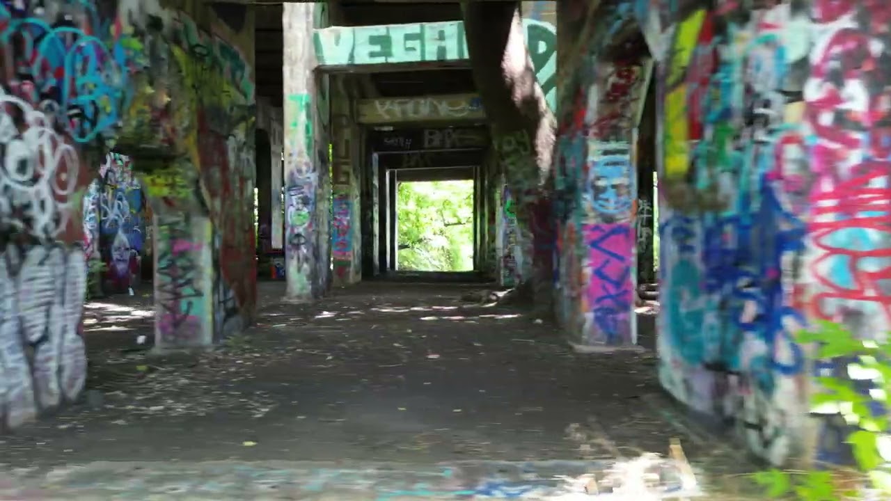 Graffiti Pier Philadelphia | Stunning Drone Views of Urban Art & Delaware River