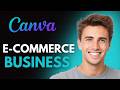 How To Make Ecommerce Business Shopping Website In Canva (2026) - No Coding Skills Needed!