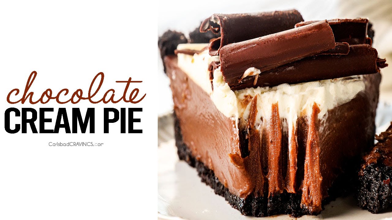 Chocolate Cream Pie YouTube