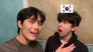 Teaching English to my Korean friend 🇰🇷 in a wrong way