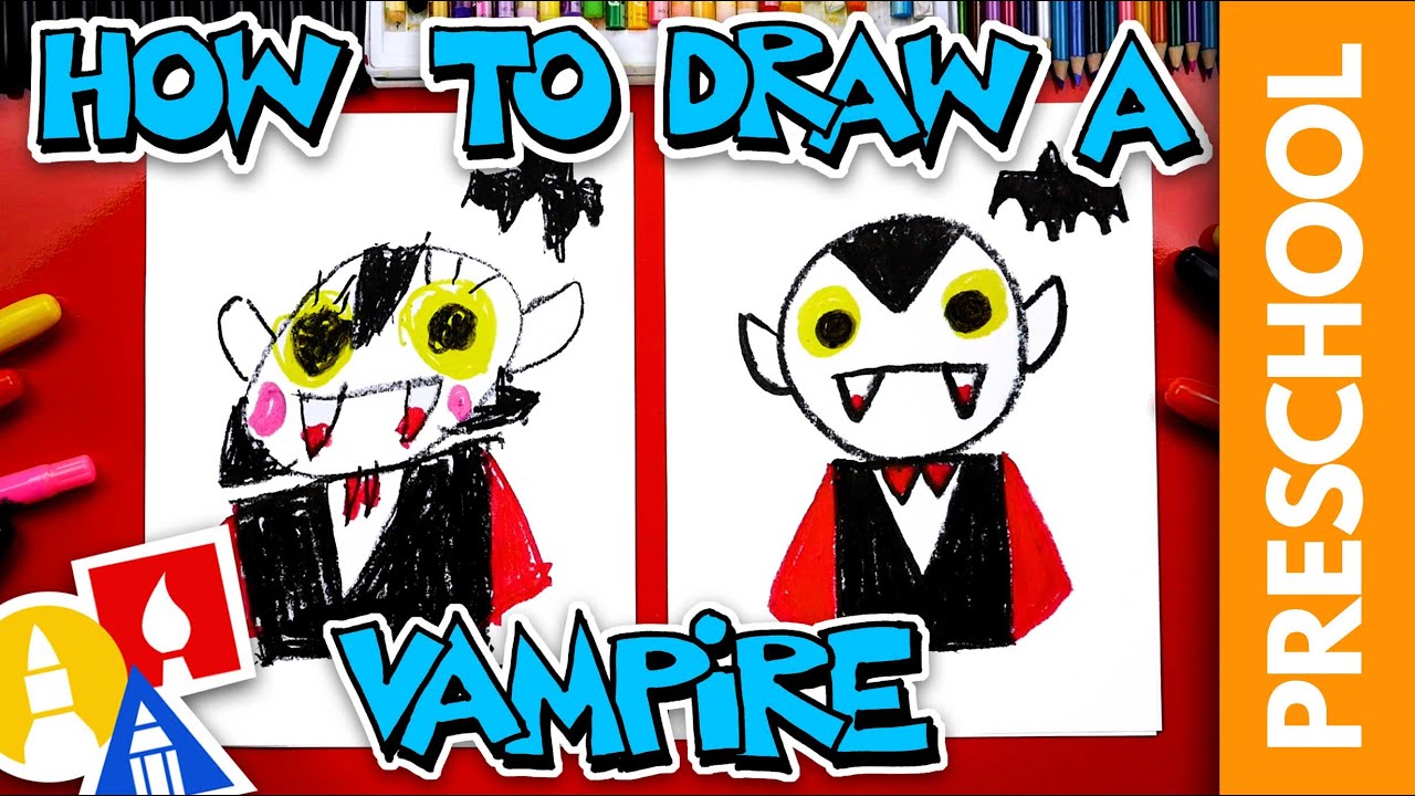 How to Draw a Cartoon Vampire