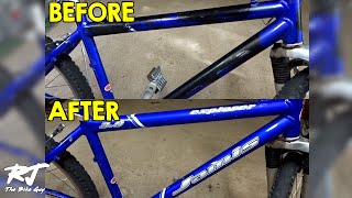 How To Remove Spray Paint From A Bike Frame by RJ The Bike Guy 67,180 views 3 years ago 3 minutes, 47 seconds