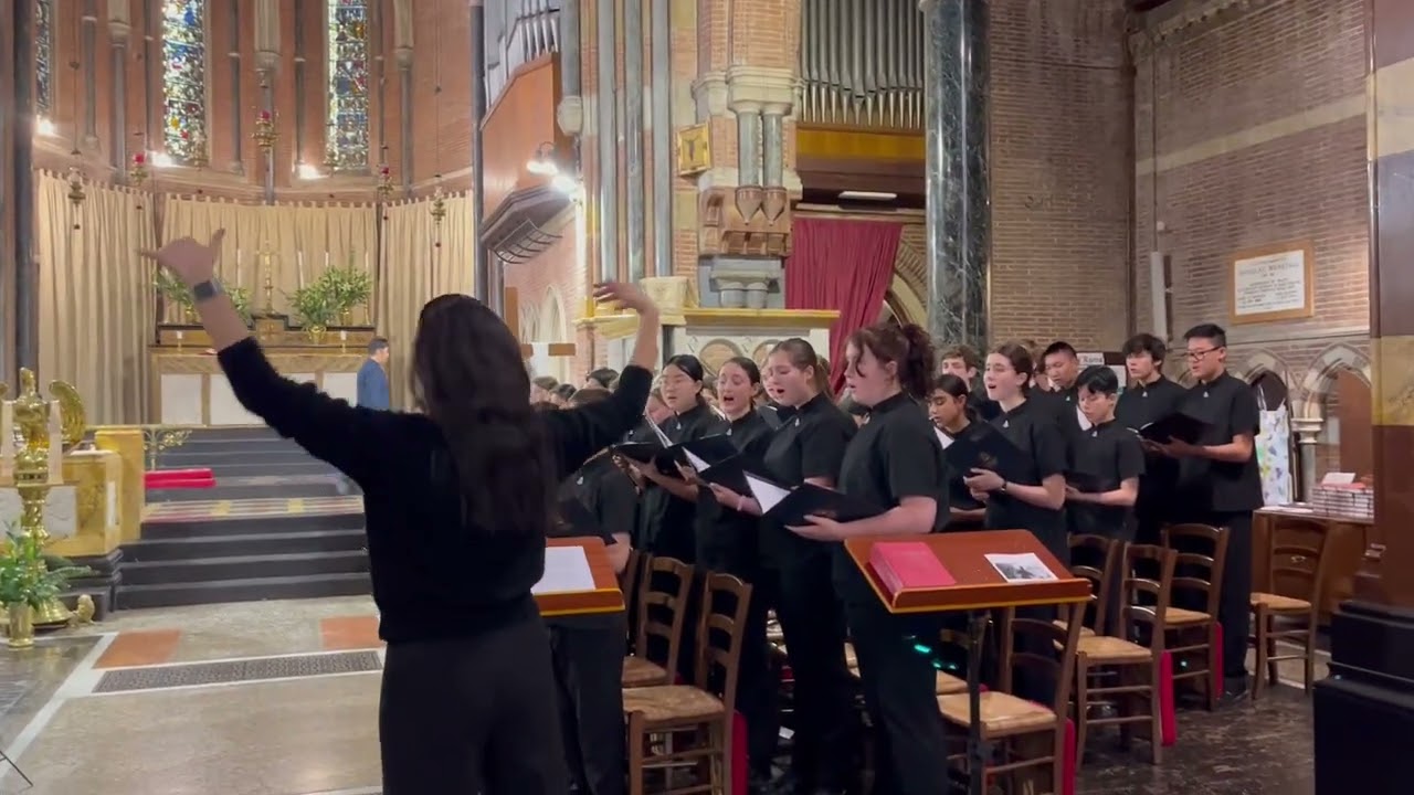 St Andrew's Cathedral School Choir perform in All Saints Anglican Church, Rome